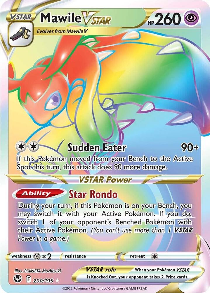 Mawile VSTAR (Secret) 200/195 card from SWSH12: Silver Tempest