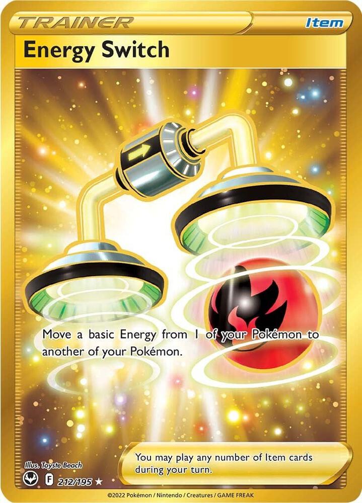 Energy Switch (Secret) 212/195 card from SWSH12: Silver Tempest