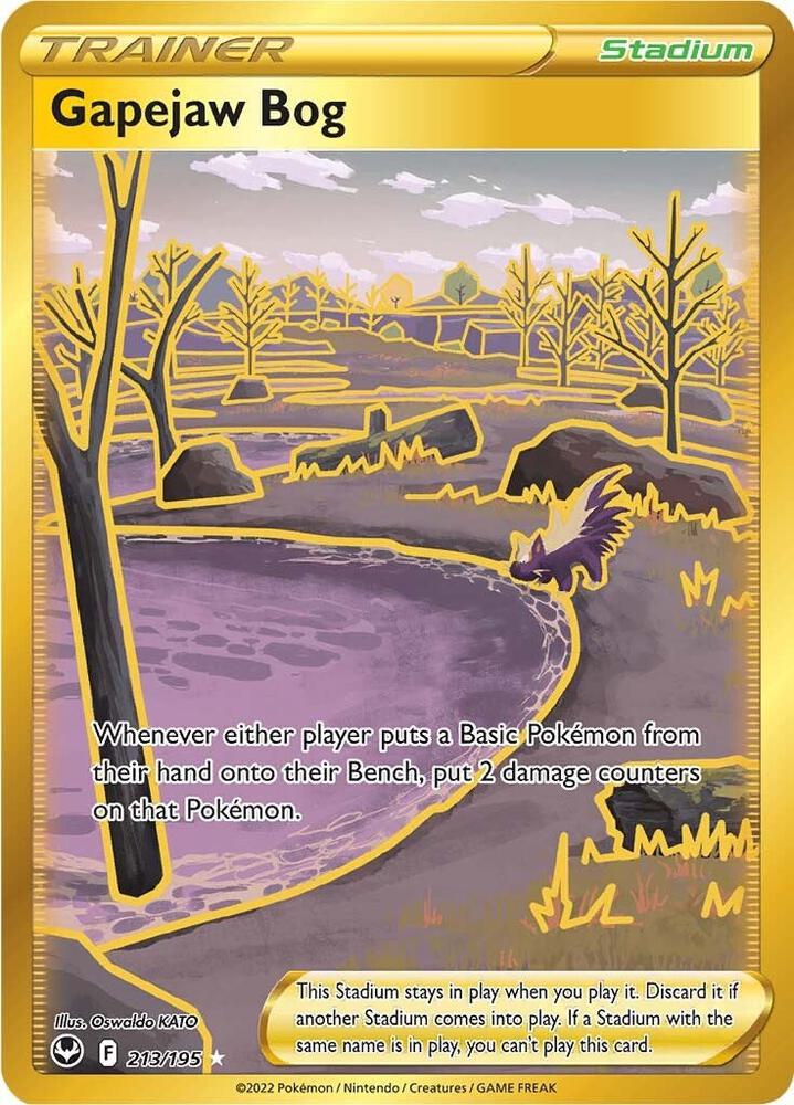 Gapejaw Bog 213/195 card from SWSH12: Silver Tempest