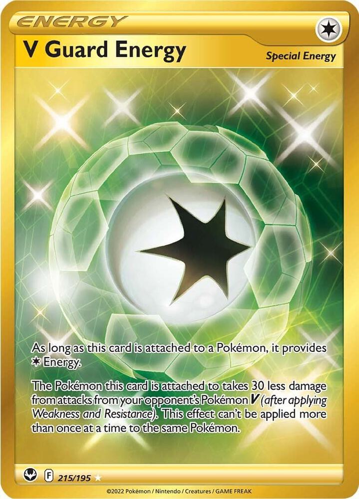V Guard Energy (Secret) 215/195 card from SWSH12: Silver Tempest