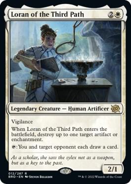 Loran of the Third Path 12 card from The Brothers' War