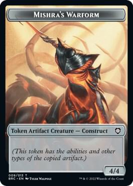 Mishra's Warform // Inkling Double-sided Token 9 // 7 card from Commander: The Brothers' War