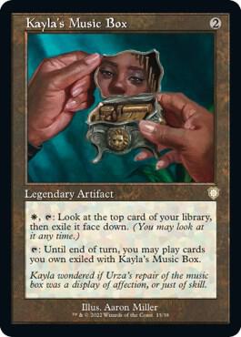 Kayla's Music Box (Retro Frame) 15 card from Commander: The Brothers' War