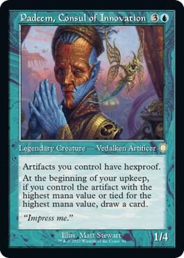 Padeem, Consul of Innovation (Retro Frame) 91 card from Commander: The Brothers' War