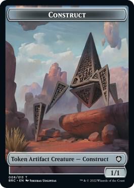 Construct (008) // Goat Double-Sided Token 8 // 3 card from Commander: The Brothers' War