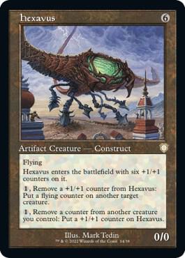 Hexavus (Retro Frame) 14 card from Commander: The Brothers' War