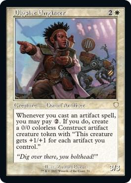 Digsite Engineer (Retro Frame) 71 card from Commander: The Brothers' War
