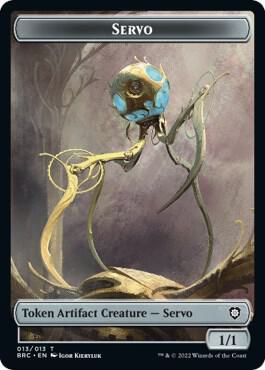 Servo // Construct Double-Sided Token 13 // 5 card from Commander: The Brothers' War