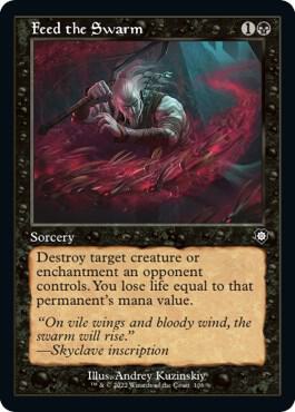 Feed the Swarm (Retro Frame) 106 card from Commander: The Brothers' War