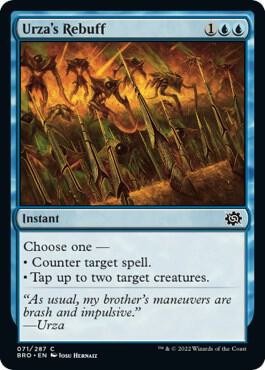 Urza's Rebuff 71 card from The Brothers' War