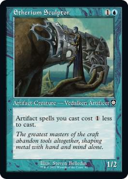 Etherium Sculptor (Retro Frame) 82 card from Commander: The Brothers' War
