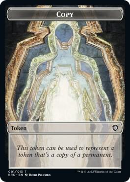 Copy // Thopter Double-Sided Token 1 // 6 card from Commander: The Brothers' War