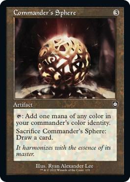Commander's Sphere (Retro Frame) 135 card from Commander: The Brothers' War