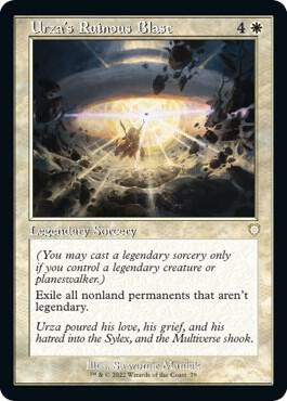 Urza's Ruinous Blast (Retro Frame) 79 card from Commander: The Brothers' War