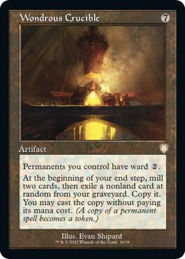 Wondrous Crucible (Retro Frame) 20 card from Commander: The Brothers' War