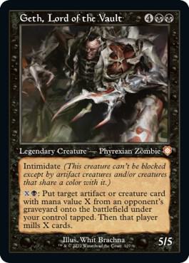 Geth, Lord of the Vault (Retro Frame) 107 card from Commander: The Brothers' War