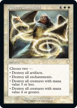 Austere Command (Retro Frame) 69 card from Commander: The Brothers' War