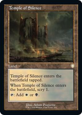 Temple of Silence (Retro Frame) 209 card from Commander: The Brothers' War
