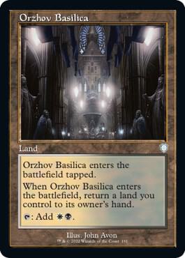 Orzhov Basilica (Retro Frame) 191 card from Commander: The Brothers' War