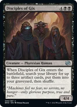 Disciples of Gix 90 card from The Brothers' War