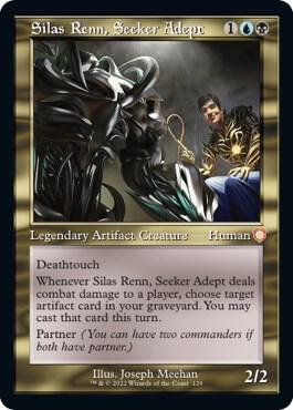 Silas Renn, Seeker Adept (Retro Frame) 129 card from Commander: The Brothers' War
