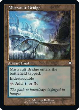 Mistvault Bridge (Retro Frame) 189 card from Commander: The Brothers' War