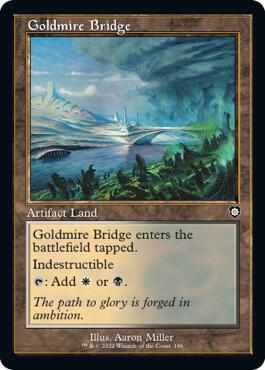 Goldmire Bridge (Retro Frame) 186 card from Commander: The Brothers' War