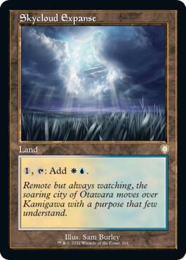 Skycloud Expanse (Retro Frame) 201 card from Commander: The Brothers' War