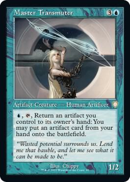 Master Transmuter (Retro Frame) 87 card from Commander: The Brothers' War