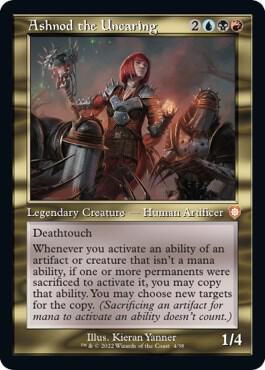 Ashnod the Uncaring (Retro Frame) 4 card from Commander: The Brothers' War