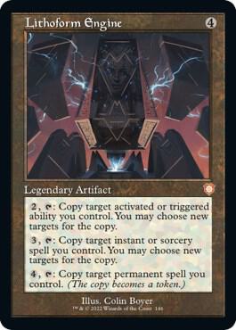 Lithoform Engine (Retro Frame) 146 card from Commander: The Brothers' War