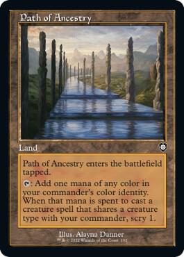 Path of Ancestry (Retro Frame) 192 card from Commander: The Brothers' War