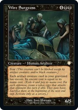 Wire Surgeons (Retro Frame) 10 card from Commander: The Brothers' War