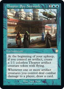 Thopter Spy Network (Retro Frame) 97 card from Commander: The Brothers' War