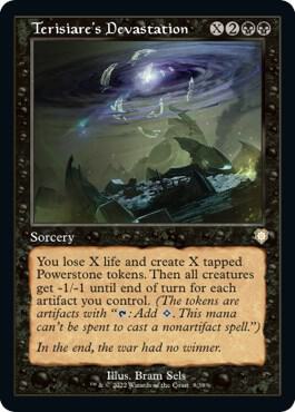 Terisiare's Devastation (Retro Frame) 9 card from Commander: The Brothers' War