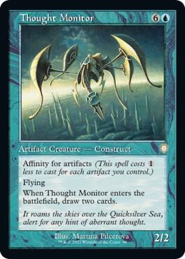 Thought Monitor (Retro Frame) 98 card from Commander: The Brothers' War