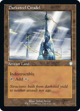 Darksteel Citadel (Retro Frame) 180 card from Commander: The Brothers' War