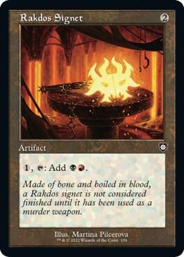 Rakdos Signet (Retro Frame) 156 card from Commander: The Brothers' War