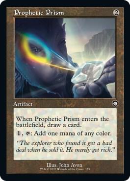 Prophetic Prism (Retro Frame) 155 card from Commander: The Brothers' War