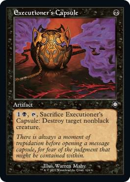 Executioner's Capsule (Retro Frame) 104 card from Commander: The Brothers' War