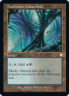 Darkwater Catacombs (Retro Frame) 181 card from Commander: The Brothers' War