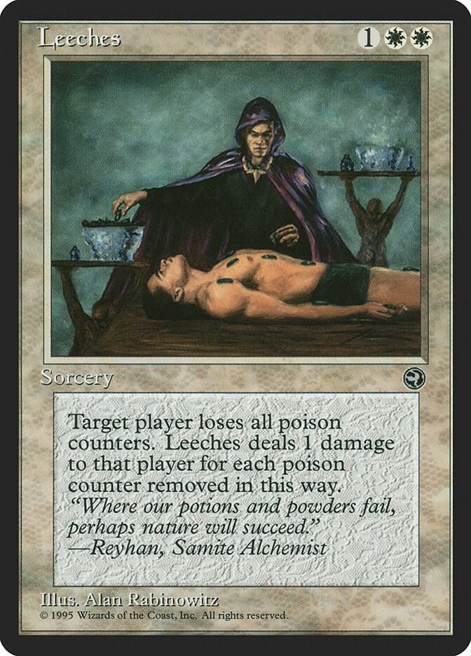 Leeches card from Homelands