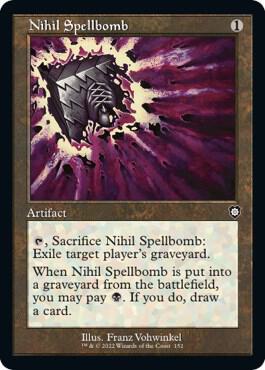 Nihil Spellbomb (Retro Frame) 152 card from Commander: The Brothers' War