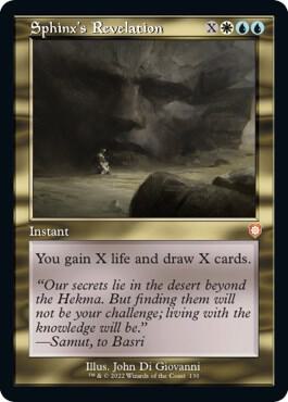 Sphinx's Revelation (Retro Frame) 130 card from Commander: The Brothers' War