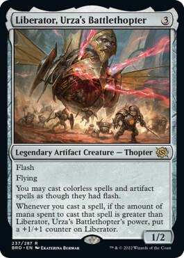 Liberator, Urza's Battlethopter 237 card from The Brothers' War