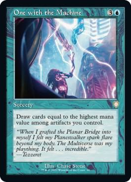 One with the Machine (Retro Frame) 90 card from Commander: The Brothers' War