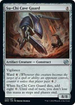 Su-Chi Cave Guard 249 card from The Brothers' War