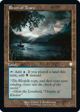 River of Tears (Retro Frame) 197 card from Commander: The Brothers' War