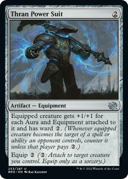 Thran Power Suit 253 card from The Brothers' War