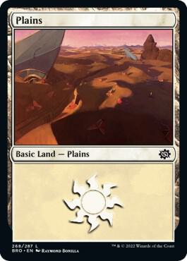 Plains 268 card from The Brothers' War
